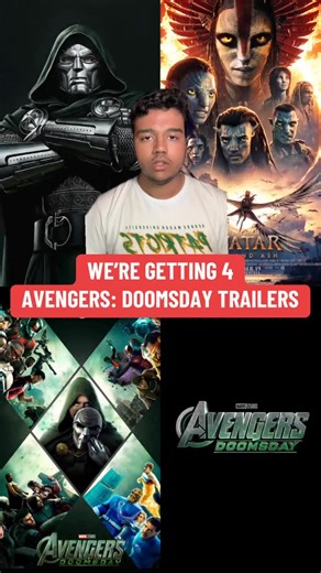 Sid Kumaran on Instagram: "4 TEAMS, 4 TRAILERS 🎥 #marvel #avengersdoomsday #avatarfireandash"