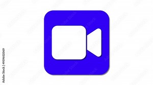 Video camera icon captures the essence of media recording. Camera sign. Video creation and digital content in a modern design.