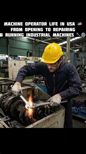 Machine Operator Life in USA 🇺🇸 | From Opening to Repairing & Running Industrial Machines #usa