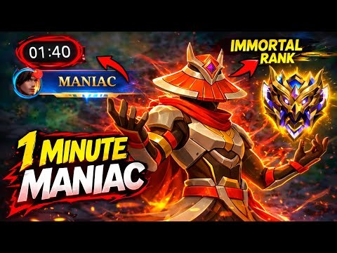YSS 1 MINUTE MANIAC in IMMORTAL Rank… They Couldn’t Stop Me ⚔️