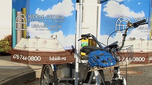 Washington Memorial Library puts reading on wheels with custom-made 'Book Bike'