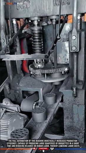 Innovation Charcoal Briquette: Modular Automation, Precision Quality, Eco-Friendly #tech
