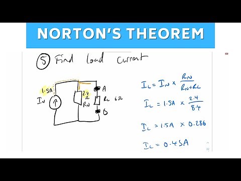Norton’s Theorem - Revising Electronics & Electrical Principles 1