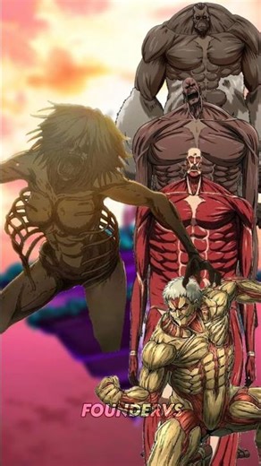 Founding Titan Vs All Titan Who is stronger #attackontitan