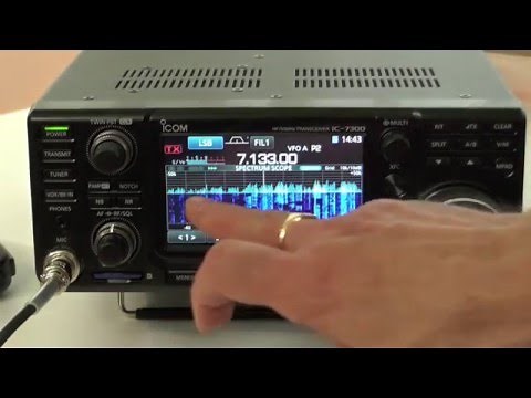 Introduction to the Icom IC-7300 HF/50/70MHz Transceiver