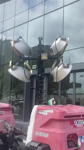 Urban Lighting Generator Setup – Reflected City Facades and Equipment Survey
