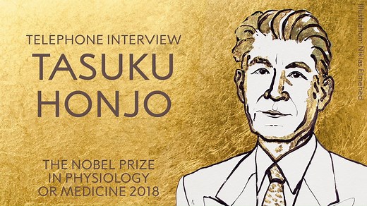 “Patients often tell me: ‘You saved my life.’” Listen to the full telephone interview with new Nobel Prize laureate Tasuku Honjo. | Nobel Prize