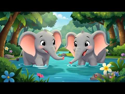 Excited Elephant and his Friends‪@TaletimewithStudy-o1u‬