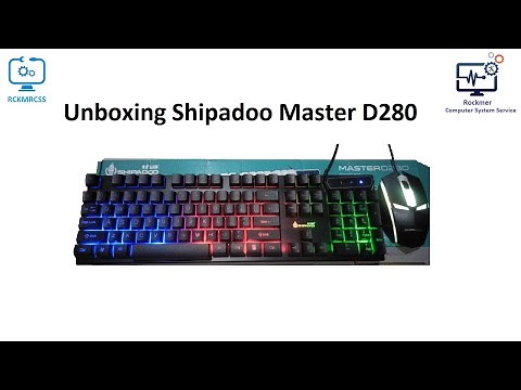 Unboxing Shipadoo Master D280 (KeyBoard & Mouse Bundle)