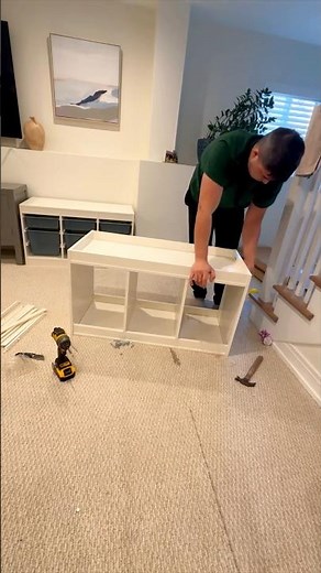 Ikea Trofast storage unit #ikea #dewalt #diy #interiordesign #furniture #homedecor #homeorganization