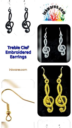 Music isn’t just heard, it's worn! 🎶✨ Elevate your accessory game with our stunning Treble Clef Embroidered Earrings! These delightful pieces capture the essence of melody and rhythm, adding a touch of elegance to any outfit. 💖 Available for only $10.00, they’re perfect for music lovers who want to express their passion with style. Whether you're out with friends or enjoying a cozy day at home, these earrings will make you feel confident and fabulous! 🎉🙌 Ready to let your love for music shin