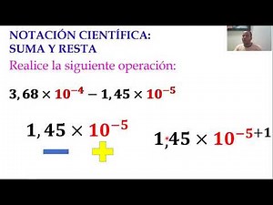 Notación científica | Suma y Resta | Ejemplo 3