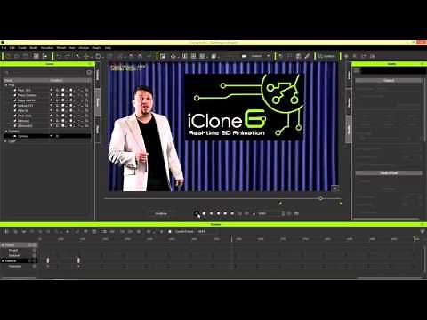 iClone 6 Tutorial - Compositing Real Actors in a Virtual Set