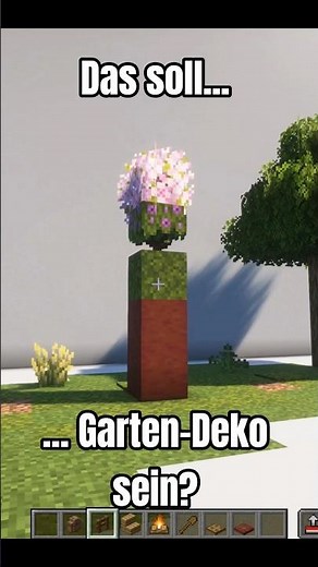 Diese Minecraft Gartendeko musst du ausprobieren!