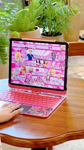 Pink Cyber Glow — Transparent Y2K Design That Blends Fashion, Technology, and Productivity Together