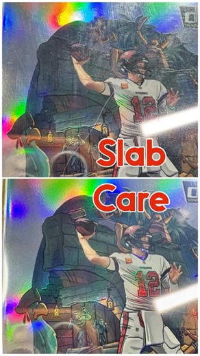 I love getting cards in that I’ve won at auction. This one doesn’t need any Card Care work on the card itself, but the slab definitely could use some attention. Take a few minutes to learn how to properly care for your slabs — it’s quick, easy, and makes a huge difference. Check it out! Happy Friday, Kurt #TomBrady #SlabCare #kurtscardcare #thehobby #whodoyoucollect #collectibles #sportscardcollector #moviecardcollector #pokemoncardcollector #tcgcommunity #pokemoncommunity #disneycardcollector #