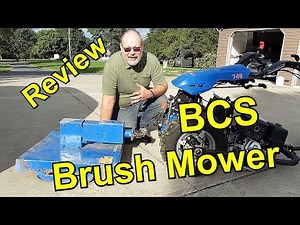 BCS Brush Mower attachment Brush Cutter Review - RM00161