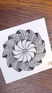 73K views · 503 reactions | Calm Your Mind With Zentangle Pattern | Drawing Tutorial For Beginners #zentangle #doodle #art #zenart #mindfulart #trending #easyart | Easy Art | Facebook