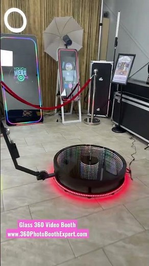 Glass 360 Photo Booth Platform for iPhone, iPad, or go pro devices