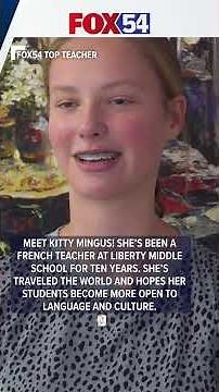FOX54 Top Teacher Kitty Mingus from Liberty Middle School