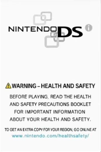 Nintendo DSi and Nintendo DSi XL Startup