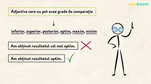 Gradele de comparație ale adjectivului. Limba și literatura română clasa a 7-a