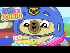 Chip and Potato | Car Wash Day! | Cartoons For Kids | Watch More on Netflix