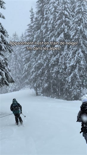 Neige Abondante dans les Alpes Françaises