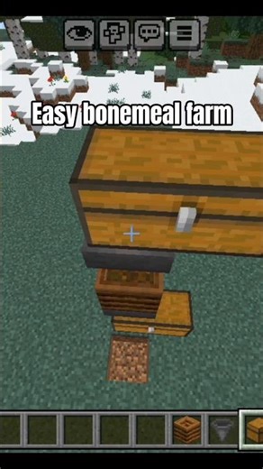 Best BoneMeal Farm for Survival Minecraft#minecraft #bone meal #minecraftfarm #minecraftshort #short
