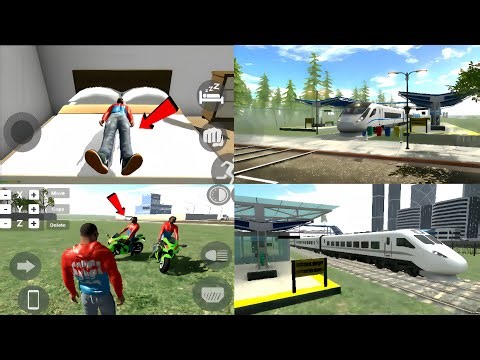 New Features🤑 Sleep mode+ Spider-Man code+ New train station 💥 Indian Bikes Driding 3d @SABBIRAURA