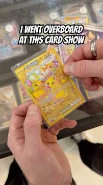 We definitely went overboard at this card show, but it was so much fun! #pokemonchannel #cardshow