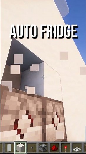 Minecraft Auto Fridge Tutorial #minecraft #minecraftshorts #minecrafttutorial #redstone