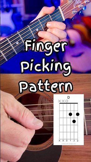 Fingerpicking pattern for guitar