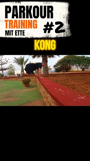 Ette bringt mir den Kong Vault bei!☄️ #parkourtraining #parkourvideos #shorts