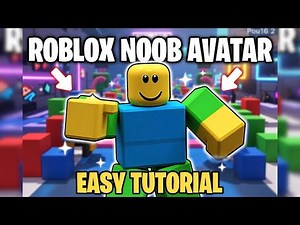 Classic Roblox Noob Avatar Tutorial! 🔥(Easy AND free!)