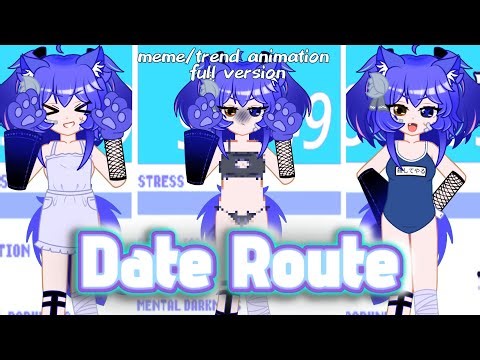 DATE ROUTE ☆ meme/trend animation ☆ ft. Ko (Kohaku Shinji) full version