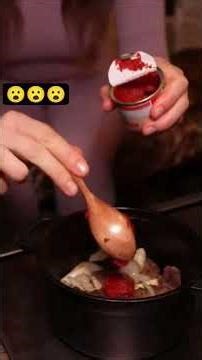 girl camping and cooking delicious dinner 😍#trendingshorts #foodie