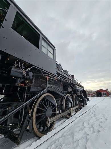 🚨 It’s C&NW #1385 Wednesday! 🚨 Last week Friday, we performed several tests/procedures while #1385 was steamed up! One of them being a blow out. Fundraising Update: Thank you to everyone who’s helped us reach $15,561 of our $300,000 fundraising goal. Your support over 13 years means everything. We’re nearing the finish line! Please consider donating to help us steam into 2026! 🚂💛 🛠️ What Your Support Will Help Finish: Large items: - Finish pistons, rings, and rod packing. - New drawbar. - J