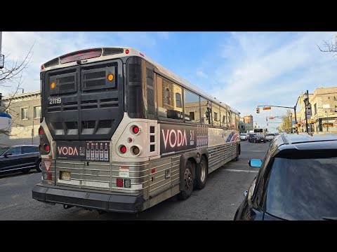 On-Board Ride: NJ TRANSIT 156 ENGLEWOOD CLIFFS VIA PARK AVE (MCI D4500CT 21119)