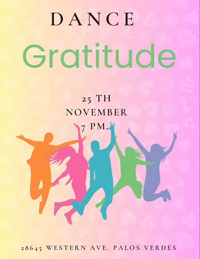 Practicing gratitude has powerful benefits for your body, mind, emotions and relationships. Join us this Tuesday and let’s dance Gratitude! 🤩💃💕🕺🏼 | Biodanza_Marina_