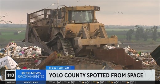 Yolo County landfill methane leak spotted by California satellite