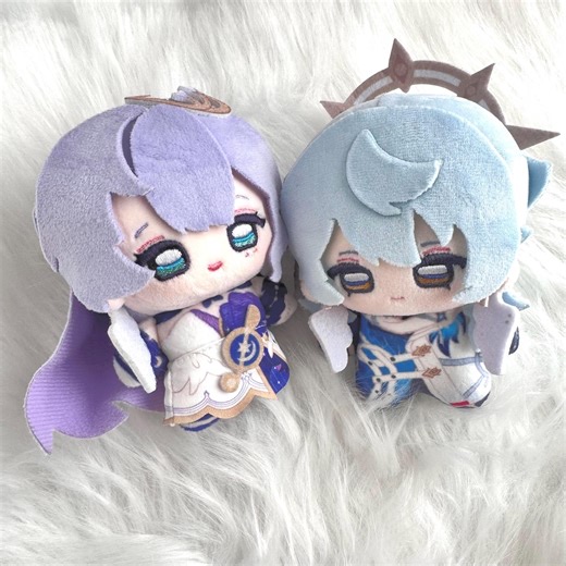 Honkai Star Rail Plush Keychain: Robin & Sunday Chibi Anime Doll - Etsy