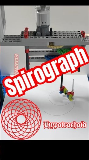 Machine draws spirograph