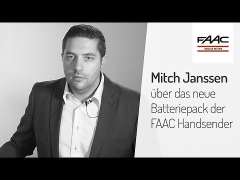Neuer Batteriepack der FAAC Handsender