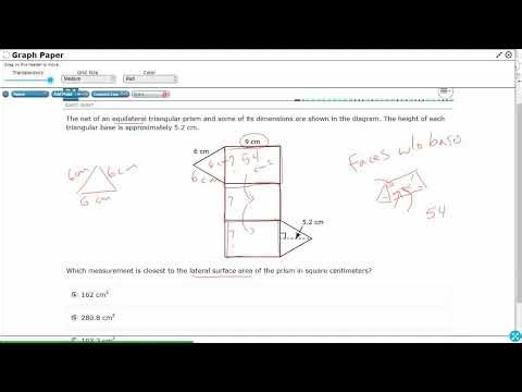 7th Grade STAAR Practice Surface Area (7.9D - #7)