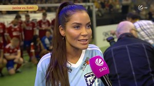Nach ihrem Studiobesuch bei uns war Janine Pink in Berlin auf einem Promi-Fußballevent. Wir haben vor Ort noch einmal zu der aktuellen Situation nachgehakt. #BeziehungsAus | SAT.1 Frühstücksfernsehen