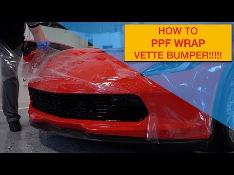 Corvette PPF Bumper Wrap Tutorial - Step by Step Guide