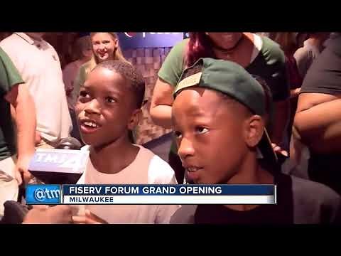 Bucks fans tour Fiserv Forum for the first time