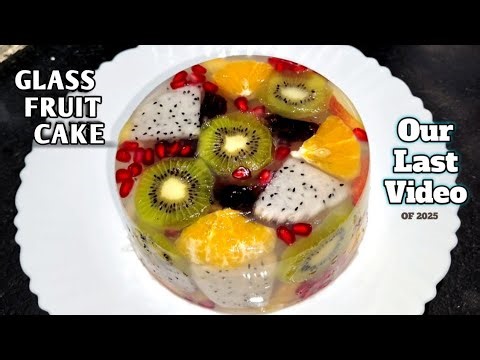 FRUIT JELLY CAKE RECIPE || Fruit Cake Recipe so Easy and Tasty || AGAR AGAR Jelly Fruit Cake ||