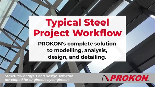 Want to see how a Steel project workflow comes together? From modelling a portal frame and applying loads to running linear static analysis, designing members, checking pad footings, and finishing with base plate connections - PROKON brings it all together in one streamlined process. Discover more about PROKON’s Steel capabilities: https://eu1.hubs.ly/H0qw4cX0 #PROKON #SteelDesign #StructuralEngineering #EngineeringSoftware #StructuralAnalysis #EngineeringDesign | Prokon Software Limited
